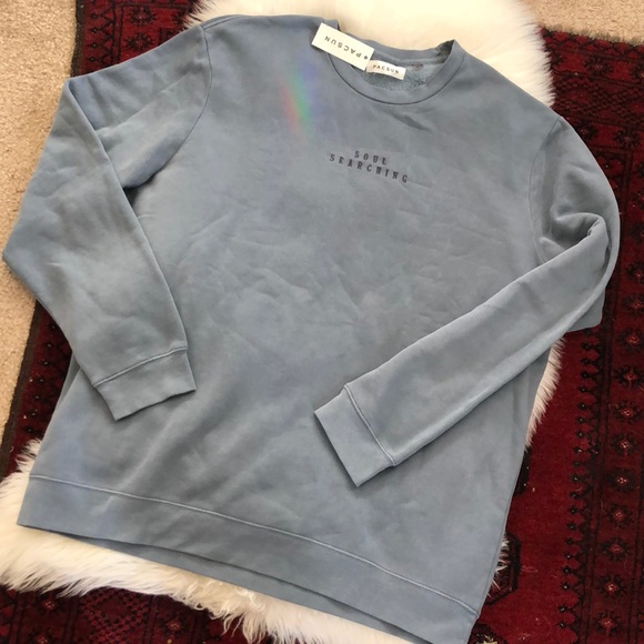 PacSun Other - PAC Sun blue crew neck sweatshirt size XL NWT